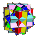 6個の正六面体による複合多面体