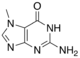 Struktur kimia 7-Metilguanina