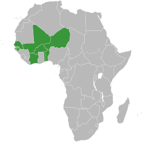 Description de l'image Africa-countries-UEMOA.svg.