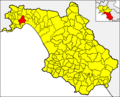 Collocatio finium Municipii in Provincia Salernitana.