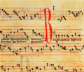 Kahehäälne Benedicamus kvadraatnotatsioonis, 14. sajandi Codex Las Huelgas