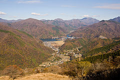 大野山から見た西丹沢の山々