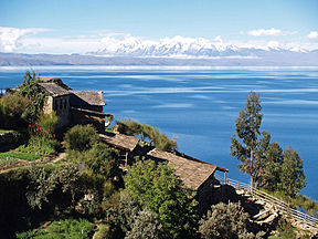 Titicaca järv Boliivia Andõst kaiaq