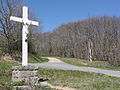 Croix de chemin, forêt domaniale du Quartier.