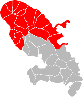 Localisation de Communauté d'Agglomérationdu Pays Nord Martinique