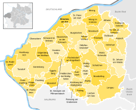 Kaart van Braunau