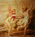 Apollon et Daphné av Rubens, ca 1636 (Musee Bonnat).
