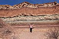 Strata in Salta, Argentina.