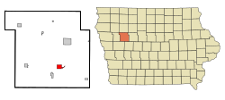 Location of Lake View, Iowa