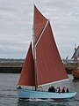 Le sloop coquillier Saint Guénolé.