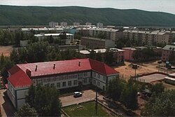 View of the town center