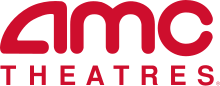 The letters "AMC" with the word "THEATRES" underneath it is shown.