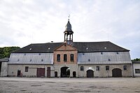 Poorthuis van de Noord-Duitse kasteelboerderij Slot Bellin