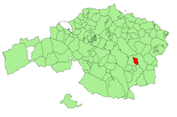 Location of Garai within Biscay