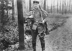 German peakless forage cap of WWI, based on the type worn by sailors.