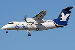 Eine Hawkair Dash 8-100