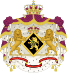 Coat of arms of a princess of Belgium