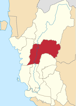 Lokasi Daerah Kuala Kangsar di Perak