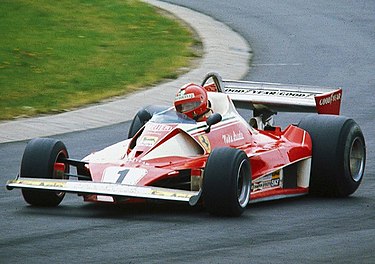 Three-time World Champion Niki Lauda during the 1976 German Grand Prix.