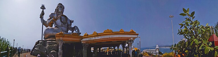 Panoramic view of Murudeshwar.