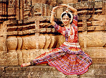 The Odissi costume.