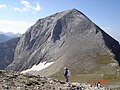 Vihren Peak in Pirin as seen from the north