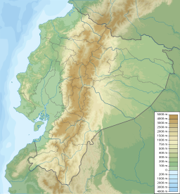 Location of Yawarkucha in Ecuador.