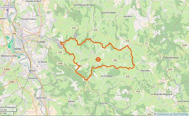 Carte OpenStreetMap de Molles et de ses alentours