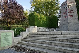 Monument de la Pierre d’Haudroy, das Denkmal für die Ankunft der deutschen Unterhändler im November 1918 nahe La Capelle