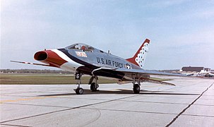 USAF "Thunderbirds" F-100D