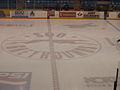 Centre ice logo.