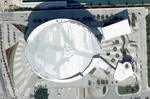 Satellitenbild der American Airlines Arena (2008)