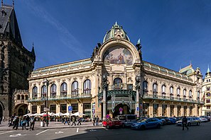 Obecní dům in Prag (1905–12) von Antonín Balšánek und Osvald Polívka