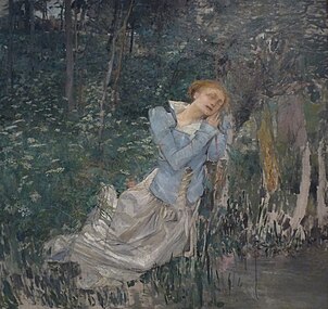 Jules Bastien-Lepage, Ophélie, 1881, Nancy, Musée des beaux-arts.