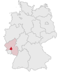 Localização de Birkenfeld na Alemanha