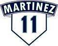 11-Edgar Martínez (3B). 1987-2004. Retirado el 12 de agosto de 2017.