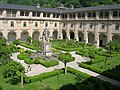 Monastère de San Xulián de Samos, patio du grand cloître.