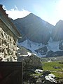 Il Rocciamelone visto dal rifugio Tazzetti (parete NE)