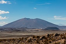 Volcán Poruñita, en las inmediaciones de Ollagüe.