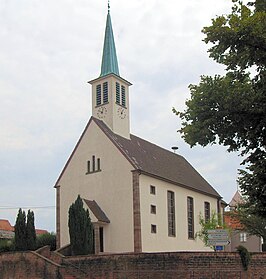 Protestante kerk van Buhl / Bühl im Unterelsaß