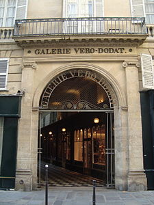 Galerie Véro-Dodat, entrée.