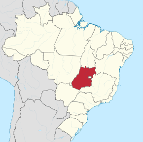 Kart over Goiás
