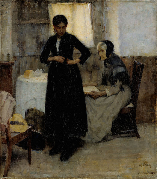 Uscire nel mondo, 1889, Museo Ateneum, Helsinki