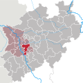 Der Kreis Mettmann in Nordrhein-Westfalen