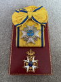 Commander Grand Cross of the order in a case by C.F. Carlman.