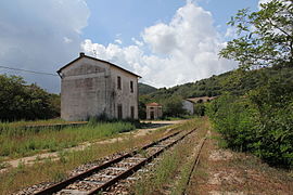 Vue du bâtiment de la gare.