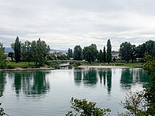 Birsköpfli, Birs fliesst in den Rhein