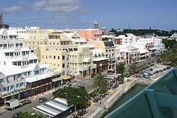 Front Street am Wasser in Hamilton