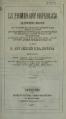 LO PRIMER ANY REPUBLICA", Imprenta de Salvador Manero, Barcelona, 1873.