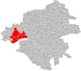 Localisation de Saint-Nazaire AggloCommunauté d'agglomération de la Région Nazairienne et de l'Estuaire